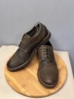 Rockport Shoes Mens 10.5 Modern Break Cap Toe Brown Leather Oxfords Casual