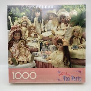 Springbok The Dolls Tea Party Puzzle 1000 Pieces Hallmark, NEW, SEALED!