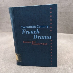 Twentieth Century French Dramas Book Germaine Bree French Plays Rare Hardcover - Imagen 1 de 10