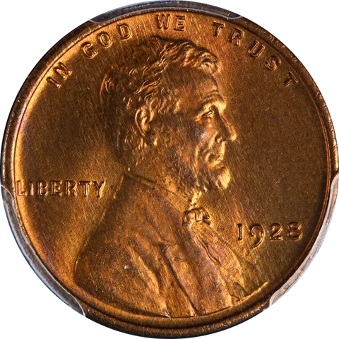 1928-P Lincoln Cent PCGS MS65 RB Superb Eye Appeal Strong Strike Cover