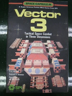 Vector 3 SPI Space Capsule #4 Sci-Fi Mini Game RPG 1979 Space Combat - Image 1 of 4