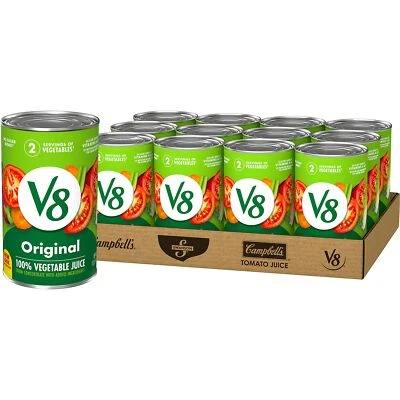 V8 Original Jugo 100% Vegetal, Botella 46 fl oz (Caja de 12) Foto 1 de 4