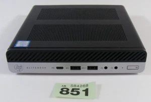 851 - HP EliteDesk 800 G3 Mini PC, i5-7500 @ 3.4GHz, 16GB DDR4 RAM, 512GB SSD - Afbeelding 1 van 6