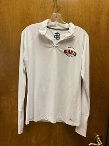 Men s Russel San Jose Giants white long sleeves pullover shirt. Size L - Picture 1 of 2
