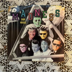 MADNESS- OUR HOUSE/ CARDIAC ARREST 45RPM 7” Picture Sleeve GEFFEN 7-29668 - Picture 1 of 4