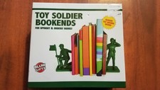 Suportes para livros Toy Soldier Verde Exército homens Bom Lacrado Novo em Folha Frete Grátis Rápido