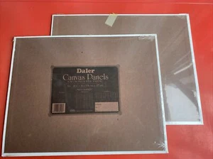 Daler Vintage Canvas Panels X2, 18”x 14” New Old Stock B436 - Picture 1 of 2