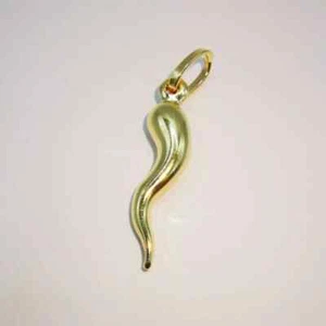 Ciondolo corno portafortuna oro giallo 18kt grammi 0,50 - Imagen 1 de 1