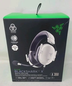 Razer BlackShark V2 X Wired USB Gaming Headset (White). New-Factory Sealed - Picture 1 of 4