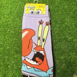 NUEVO Bob Esponja Pantalones Cuadrados Sr. Cangrejo Adulto Novedad Crew Calcetines Zapato Talla 6-12 - Imagen 1 de 5