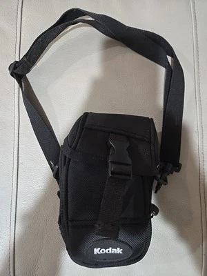 Bolso para cámara Kodak vintage negro con estuche con correa Foto 1 de 4