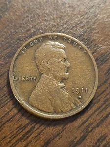 1911 S Lincoln Wheat Cent Penny - Picture 1 of 4