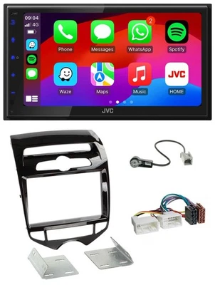 JVC Bluetooth 2DIN MP3 DAB USB Autoradio für Hyundai ix20 ab 10 autom. Klima - Bild 1 von 4
