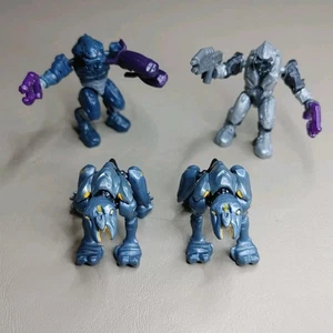 4 figuras Halo Mega Construx 2 Covenant Elite Commando 2 Promethean Crawlers - Imagen 1 de 12