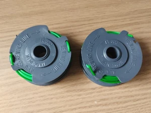 2 X Line & Spool for FLYMO CONTOUR 500/550 Power Plus Trimmer Strimmer - Picture 1 of 3