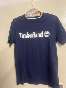 BNWT Timberland navy Blue Crew Neck TShirt Age 16 Years 15-16 - Picture 1 of 9