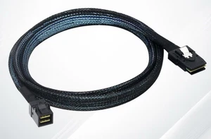 Mini SAS SFF-8643 to Mini SAS 36Pin SFF-8087 Internal Mini SAS HD Cable 1m - Picture 1 of 6