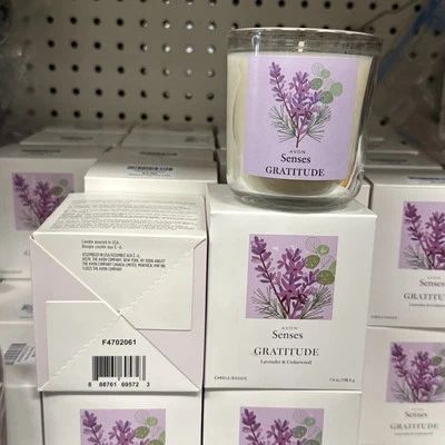 Avon Senses Gratitude Lavender & Cedarwood Candle - Image 1 of 2