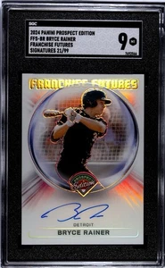 🔥2024 Bryce Rainer Prospect Edition RC Detroit Tigers On Card Auto /99 SGC 9🔥 - Picture 1 of 2