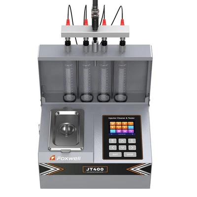 Ultrasonic Fuel Injector Cleaner FOXWELL JT400 Auto Test GDI EFI 4 Cylinder - Image 1 of 4