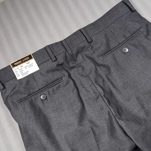 Pierre Loren Jason 2B Anzughose Herren Hose grau ungesäumt vorne flach 42 x 36 - Bild 1 von 10