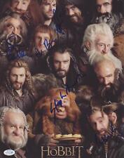 "The Hobbit" Dwarves AUTOGRAPHS Signed 11x14 Photo - Aidan Turner +4 ACOA