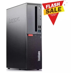 Lenovo ThinkCentre SFF Desktop PC Intel i5-8th 32GB 2TB SSD Built-in Wi-Fi Win11 - Picture 1 of 8