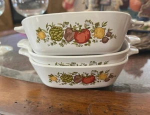 3 piezas. Cazuela pequeña Corning Ware Spice Of Life - Imagen 1 de 7