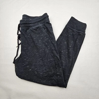 Calça de Moletom Junior Kids Unissex Tamanho Médio Champion Preta Cintura Amarrada - Imagem 1 de 4