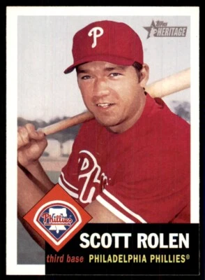2002 Topps Heritage #246 Scott Rolen Philadelphia Phillies - Image 1 of 2
