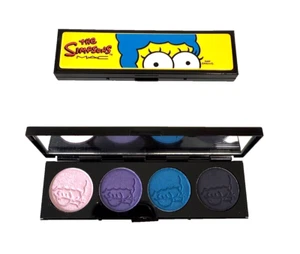 MAC x The Simpsons Eyeshadow "Marge's Extra Ingredients" Quad - Picture 1 of 4