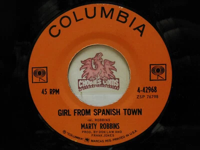 Marty Robbins – Girl From Spanish Town / Kingston Girl, 45 RPM EX (18C) Foto 1 de 2