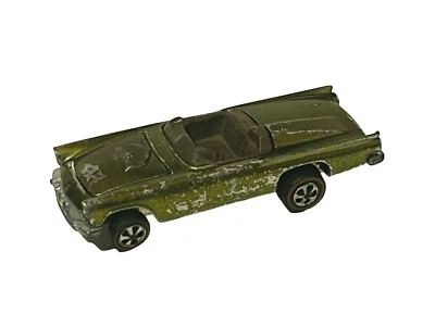 Hot Wheels Red Line car Redline Mattel 1968 Classic T-Bird 57 Olive Green vtg US - Image 1 of 4
