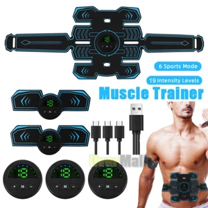 Estimulador Muscular Electricos Maquina Abdominales Marcar Abdomen Ejercicio USA - Bild 1 von 19