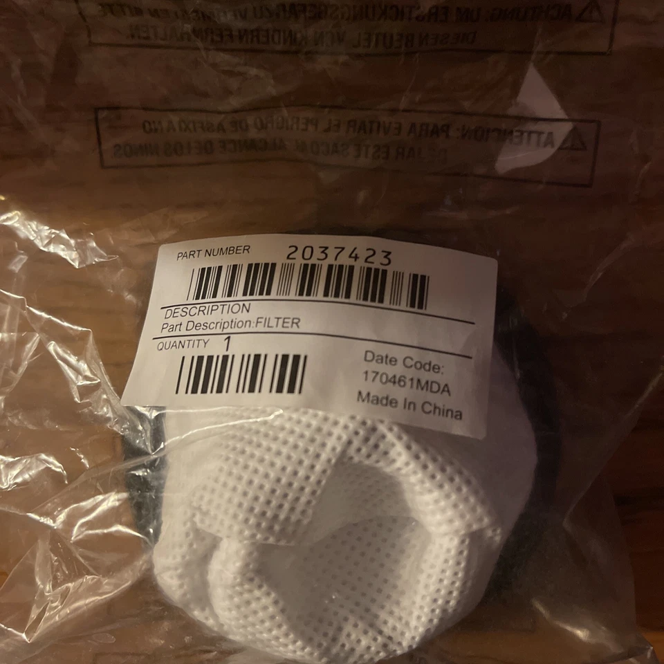 2pk BISSELL 2037423 203-7423 38b1 Stick VAC Vacuum Primary Filter Generic