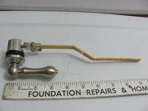Brushed Nickel Universal Front or Side Mount Tank Trip Lever Part T0133BN Jones - Picture 1 of 7