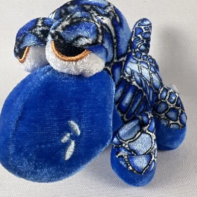 Bj Toy Co Plush Dinosaur Brachiosaurus Blue Stuffed Toy 10 in 2016 with scales - Image 1 of 4