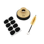 NWE Saxophone CaraKits+Sax Mute Silencer+ Mouthpiece Brush/Patches Pads D6A5