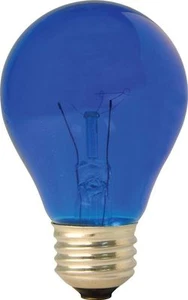 GE Lighting Party Light 49724 25-Watt Blue A19 Light Bulb with Medium Base - Picture 1 of 1