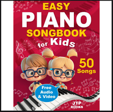 Easy Piano Songbook for Kids Beginner Piano Sheet Music with 50 Songs + Free ...