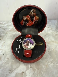 Michael Jordan Watch by Avon 1997 in Original Basketball Case Wilson NOS - Picture 1 of 11