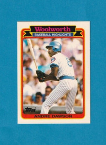 1989 Topps WOOLWORTH Baseball Highlights # 11 Andre Dawson CHICAGO CUBS