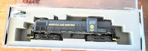 N Scale Diesel Locomotive Engine Atlas Classic RS-3 Norfolk & Western Reshelled - Picture 1 of 3