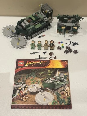 LEGO Indiana Jones Set #7626 - Jungle Cutter - con manual y minifiguras Foto 1 de 4