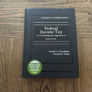 Federal Income Tax, a Contemporary Approach Hardcover Third Edition - Picture 1 of 7