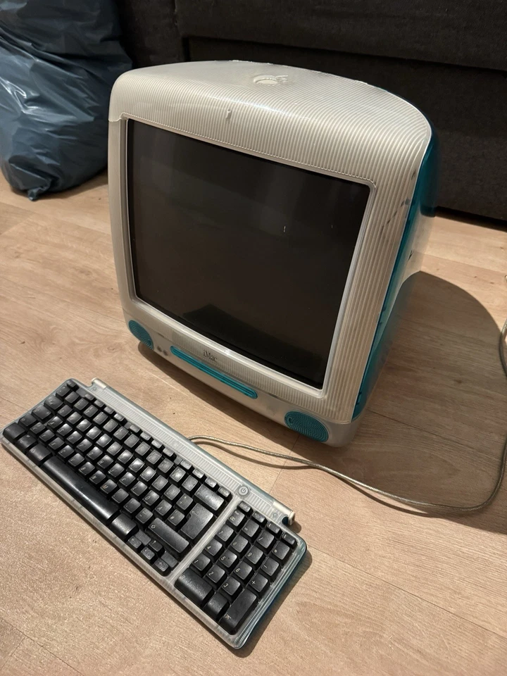 Apple iMac G3 - Blau - Vintage Macintosh - Mit Zubehör - Bild 1 von 4