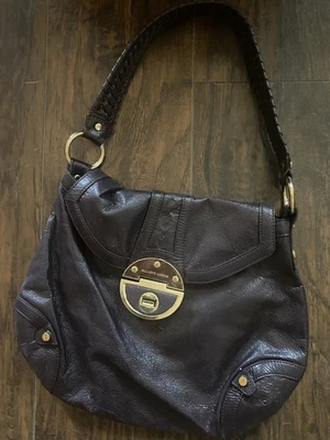 monedero elliott lucca cuero arrugado uva Foto 1 de 4