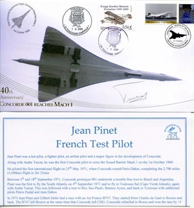 2009 CONCORDE GREAT BRITAIN BUCKINGHAM COVER SIGNED JEAN PINET TEST PILOT vgc - Picture 1 of 1