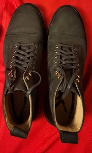 Taylor Stitch Herren Motorradstiefel Größe 13 Schwarz Wasserdicht Nubukleder Neu! Box! - Bild 1 von 10