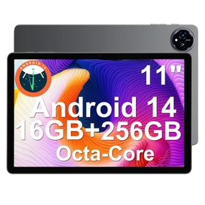 11.1" WIFI Tablet Android 14 HD+ 256GB Tablet Pad Octa-Core Netflix Dual Camera - Picture 1 of 10